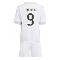 Real Madrid Endrick #9 Hemmatröja Barn 2025-26 Kortärmad (+ Korta byxor)